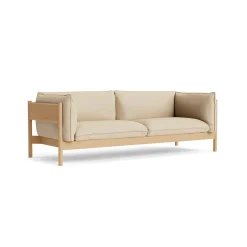 HAY Sofá 3 plazas Arbour ECO, tela Hallingdal 220 , roble aceitado con cera Beige Online