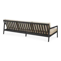 Ethnicraft Sofá 3 plazas Jack outdoor teca lacado, Natural Negro Discount
