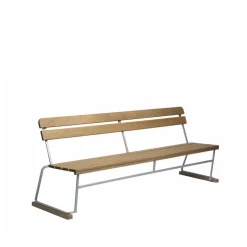 Grythyttan Stålmöbler Sofá 5, Roble aceitado - estructura galvanizada en caliente Beige Discount