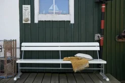 Grythyttan Stålmöbler Sofá 5, Roble lacado -estructura galvanizada en caliente Blanco Online