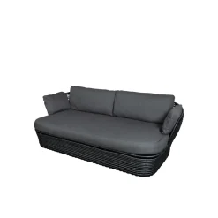 Cane-line Sofás De Terraza<Sofá Basket de 2 plazas, Graphic grey, cojines Gris