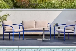 Brafab Sofá Bendt, Teddy beige-indigo blue Azul Outlet