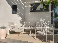 Brafab Sofás De Terraza|Sofás De Exterior<Sofá Bendt, Teddy beige-pearl white Blanco