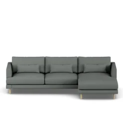 1898 Sofá Bredhult, Caleido Grey 1240-roble blanco aceitado, 2,5 plazas C1 Gris Hot