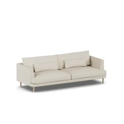 1898 Sofás<Sofá Bredhult, Jump 1956-roble blanco aceitado, 3 plazas Beige