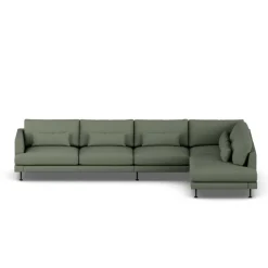 1898 Sofá Bredhult, Same Forest 6677-acero negro, 4 plazas B1 Verde Best