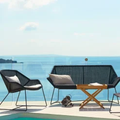 Cane-line Sofá Breeze 2 plazas weave, Black Negro Best