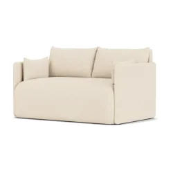 Audo Copenhagen Sofás<Sofá cama Offset 2 plazas, Logan Jasmine Blanco