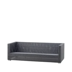 Cane-line Sofá Chester, 3 plazas graphite Gris Online