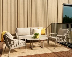 Brafab Sofás De Terraza|Sofás De Exterior<Sofá Coleville, Khaki-burlap , 3 plazas Beige