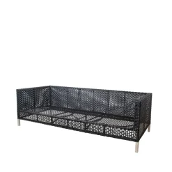 Cane-line Sofá Connect 3 plazas, Anthracite Gris Hot
