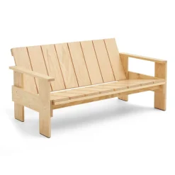 HAY Sofá Crate Lounge de pino lacado, Transparente Clearance