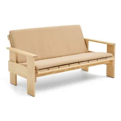 HAY Sofá Crate Lounge de pino lacado, Transparente Clearance