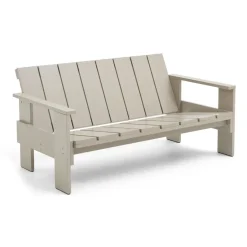 HAY Sofás De Terraza<Sofá Crate Lounge de pino lacado, Niebla de Londres Gris