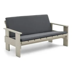 HAY Sofás De Terraza<Sofá Crate Lounge de pino lacado, Niebla de Londres Gris