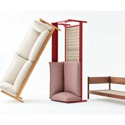 HAY Sofás<Sofá de 2 plazas Arbour ECO, Re-wool 648 borgoña a Multi