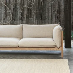 HAY Sofás<Sofá de 2 plazas Arbour ECO, Re-wool 648 borgoña a Multi