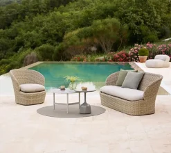 Cane-line Sofás De Exterior|Sofás De Terraza<Sofá de 2,5 plazas Coast, Sand (Flat Weave) Beige