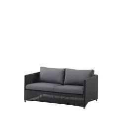 Cane-line Sofás De Terraza<Sofá de 2 plazas Diamond weave, Natté graphite Gris