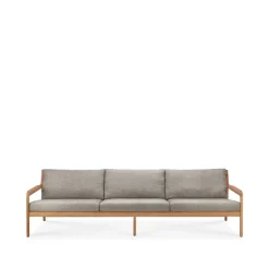 Ethnicraft Sofá de 3 plazas Jack outdoor teak, Mocha Marrón Clearance