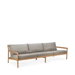 Ethnicraft Sofá de 3 plazas Jack outdoor teak, Mocha Marrón Clearance