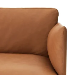 Muuto Sofás<Sofá de 2 plazas Outline, Refine leather cognac-Black Marrón
