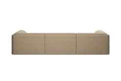 Hem Sofá de 3 plazas Palo Block con reposabrazos Low 295 cm, Beige