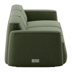Massproductions Sofás<Sofá de 3 plazas Patch, Linara 100 Tarragon Verde