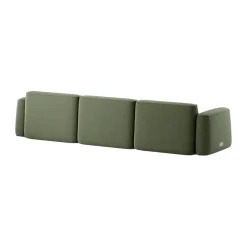 Massproductions Sofás<Sofá de 3 plazas Patch, Linara 100 Tarragon Verde