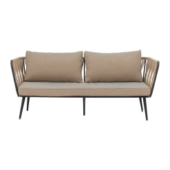 Bloomingville Sofá de 2,5 plazas Pavone, Brown Marrón Clearance