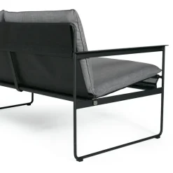 SMD Design Sofás De Terraza|Sofás De Exterior<Sofá de 2 plazas Slow, Sunbrella -base de acero en color negro Gris