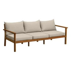 1898 Sofás De Exterior|Sofás De Jardín Y Bancos De Jardín<Sofá de 3 plazas Stockaryd, Teak Beige