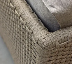 Cane-line Sofás De Terraza|Sofás De Exterior<Sofá Diamond de 3 plazas soft rope, Natté taupe Beige
