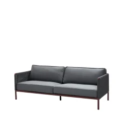 Cane-line Sofás De Terraza<Sofá Encore de 3 plazas, airtouch bordeaux/dark grey Púrpura