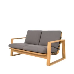 Cane-line Sofás De Terraza|Sofás De Exterior<Sofá Endless Soft de 2 plazas teca, AirTouch grey Gris
