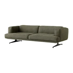 &Tradition Sofá Inland AV23 3 plazas, Clay 0014-warm black Verde Online