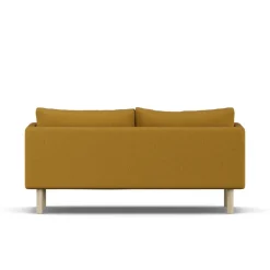 1898 Sofás<Sofá Linnevik, Luiza Mustard 3972-roble blanco aceitado, 2 plazas Amarillo