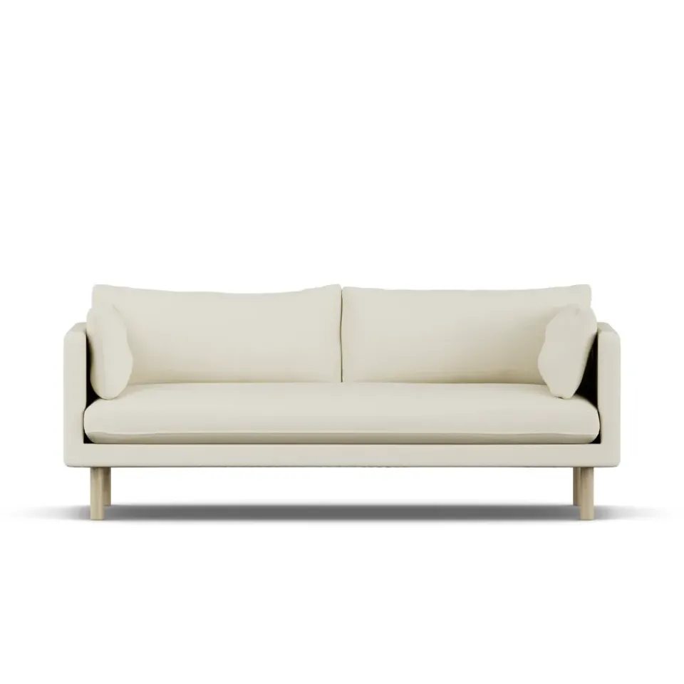 1898 Sofá Linnevik, Oslo Nature 1540-roble blanco aceitado, 3 plazas Beige Discount