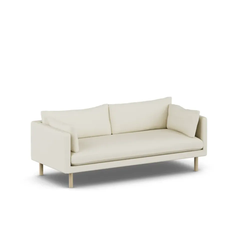 1898 Sofá Linnevik, Oslo Nature 1540-roble blanco aceitado, 3 plazas Beige Discount