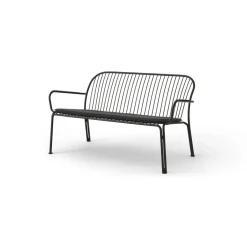 &Tradition Sofá lounge Thorvald SC110, Warm black, 143 cm Negro
