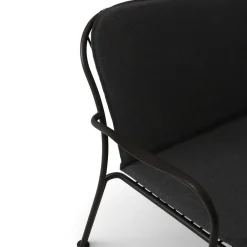 &Tradition Sofá lounge Thorvald SC110, Warm black, 143 cm Negro