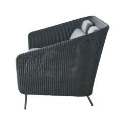 Cane-line Sofá Mega de 2 plazas, Graphic, cojines es Gris Sale