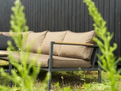 Brafab Sofás De Terraza<Sofá modular Cap, Antracita-marrón, 6 plazas Gris