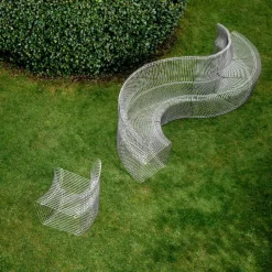 Montana Sofás De Exterior|Sofás De Jardín Y Bancos De Jardín<Sofá modular Pantonova, Stainless steel, convex Gris