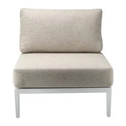 1898 Sofás De Exterior|Sofás De Jardín Y Bancos De Jardín<Sofá modular Santander módulo central, Blanco-beige BlancoBeige