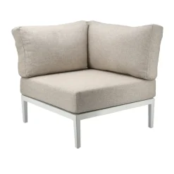 1898 Sofá modular Santander módulo de esquina, Blanco-beige BlancoBeige Clearance