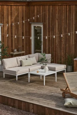 1898 Sofá modular Santander módulo de esquina, Blanco-beige BlancoBeige Clearance