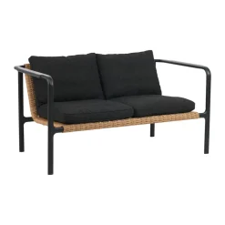 Brafab Sofá Motty, Svart-teddy black, 2 plazas Negro Online