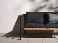 Brafab Sofá Motty, Svart-teddy black, 2 plazas Negro Online