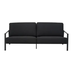 Brafab Sofá Naos, -teddy black, 2,5 plazas Negro Outlet